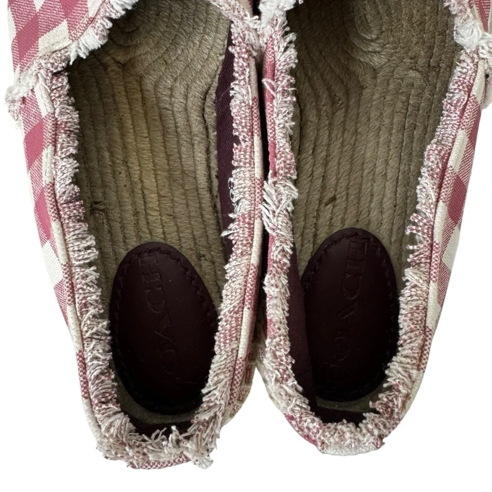 Coach Celina Espadrille With Gingham Print 7.5